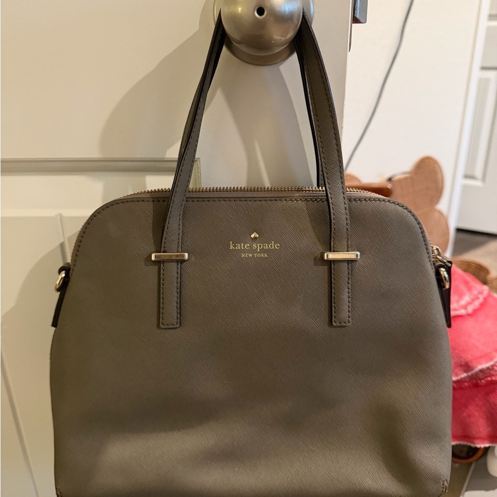 Kate Spade Taupe Satchel